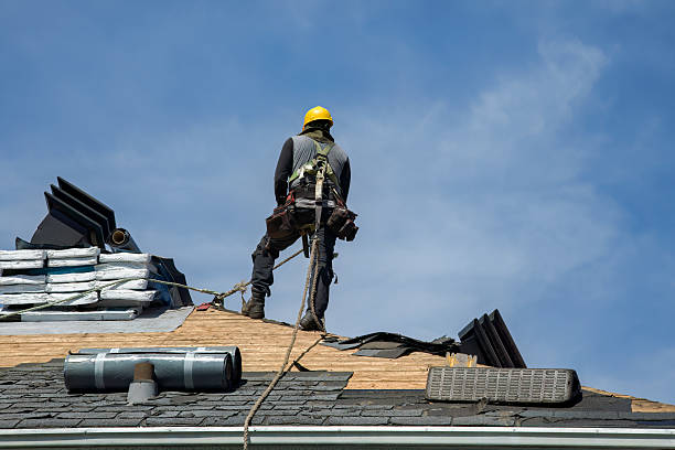 Professional Roofing technician working in Cicero, NY
